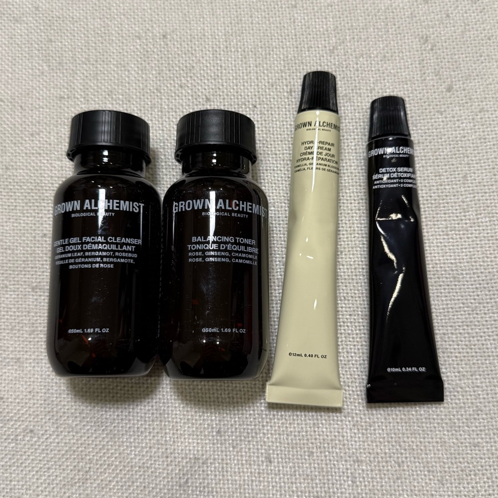 Grown Alchemist Skincare The Minis Discovery Kit Facial Beauty Travel Gift Set